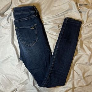 Hollister Co. Women's Navy and Blue Jeans